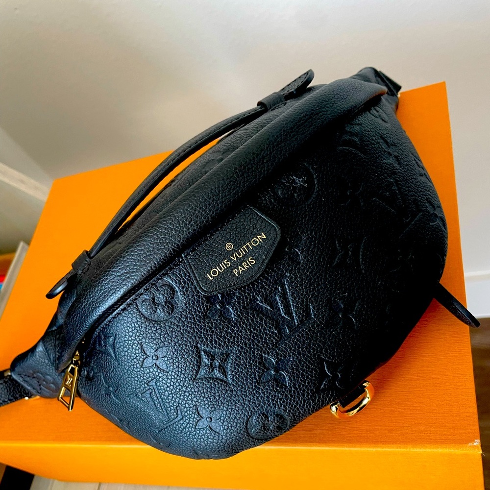 ***SOLD**SOLD**SOLD*** AUTHENTIC LOUIS VUITTON Empreinte BumBag BLK |w/ box&bag